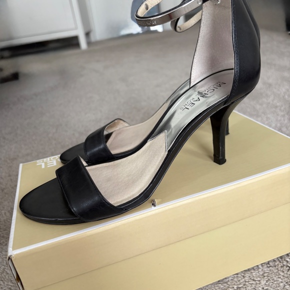 Michael Kors black strappy heels - Picture 3 of 3